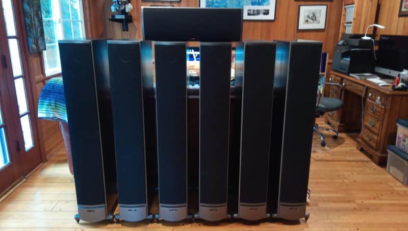 Polk Audio RTi12 Single Tower Speaker Black image 1
