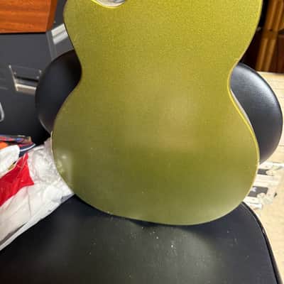1953-1954 Kay K-136 Green Peanut Stratotone H-44 Two Tone Guitar image 8