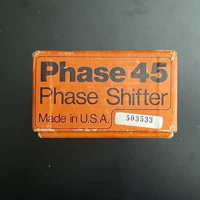 1970s - Boxed with Manual - Vintage MXR MX-105 Script Phase 45 1973 - 1975 - Orange image 19