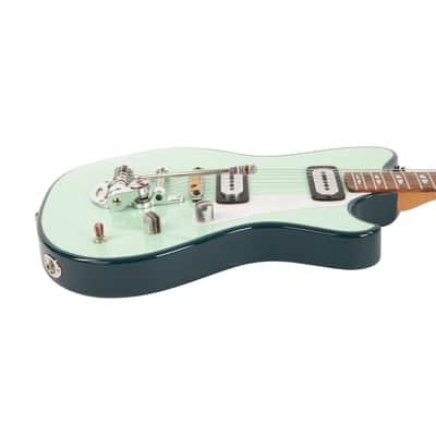Used Powers Electric A-Type Two Tone FF42 Camtail - Mint and Fjord Green image 5