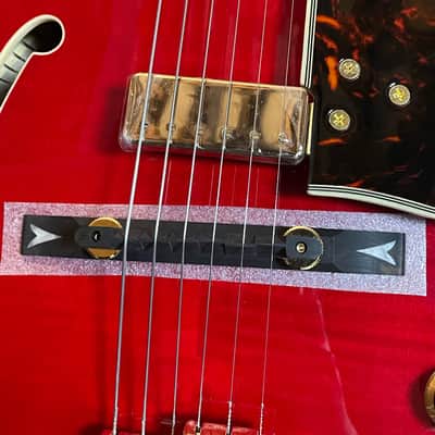 Ibanez GB10SEFM-SRR George Benson Signature Sapphire Red Electric Guitar image 4
