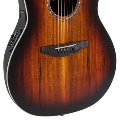 Ovation CS28P-KOAB-G Celebrity Series Traditional Plus Super Shallow Acoustic-Electric Guitar Koa Burst image 2