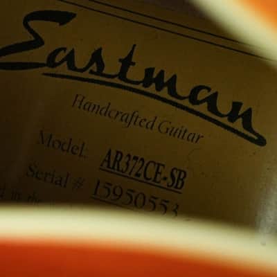 Eastman AR372CE Sunburst 2019 image 12
