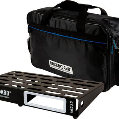 RockBoard TRES 3.0 Pedalboard, 17.5" x 9.25" w/ Softcase image 1