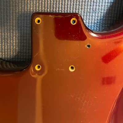 Fender Stratocaster Body with Floyd Rose Style Bridge Included 2001 - Midnight Wine image 11