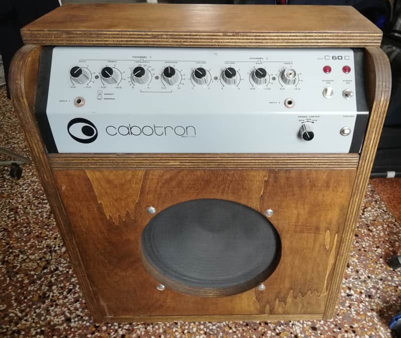 Cabotron C60C rare italian all tube vintage amplifier with Celestion G12B-150 speaker image 1