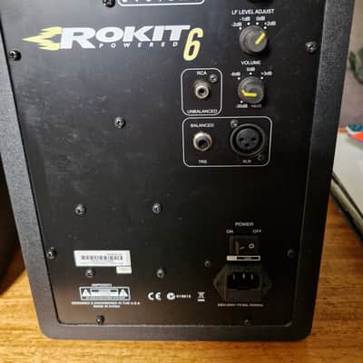 KRK ROKIT 6 STUDIO POWERED MONITOR SPEAKERS PAIR NICE CONDITION image 6