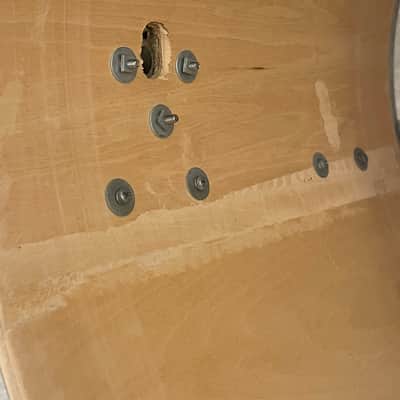 1960’s-1970’s Tempro 3 Piece Drum Kit Silver Sparkle Pearl Stencil Japan 20 / 14 / 12 image 15