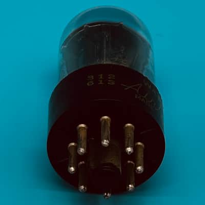 1950s Sylvania 6SN7GTB Vintage Chrome Top Black Plate Airline Preamp Tube! T303 image 4