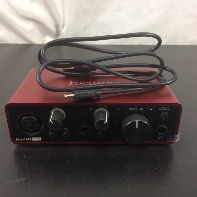 Focusrite Scarlett Solo 3rd Generation USB Audio Recording