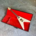 Fernandes Flying V FV-80k Shin custom artist c 1990 crème original vintage MIJ Japan shredder Kahler