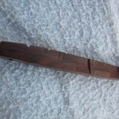 Vintage Compensated Rosewood Brigde Top For Adjustable Archtop Bridge Cool 50's/60's Era Rosewood Archtop Bridge image 2