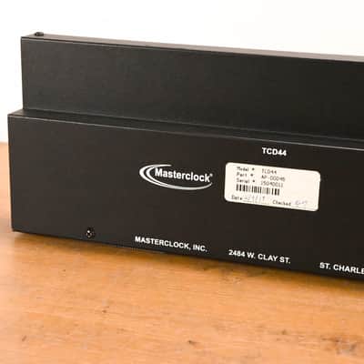 Masterclock TCD44 Time Code Display Studio Clock (NO POWER SUPPLY) CG01UX9 image 6