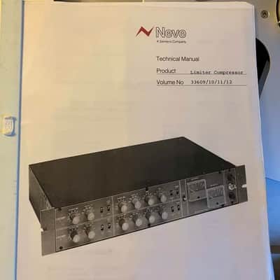 Neve 33609 Limiter / compressor 1983 metal knob image 3