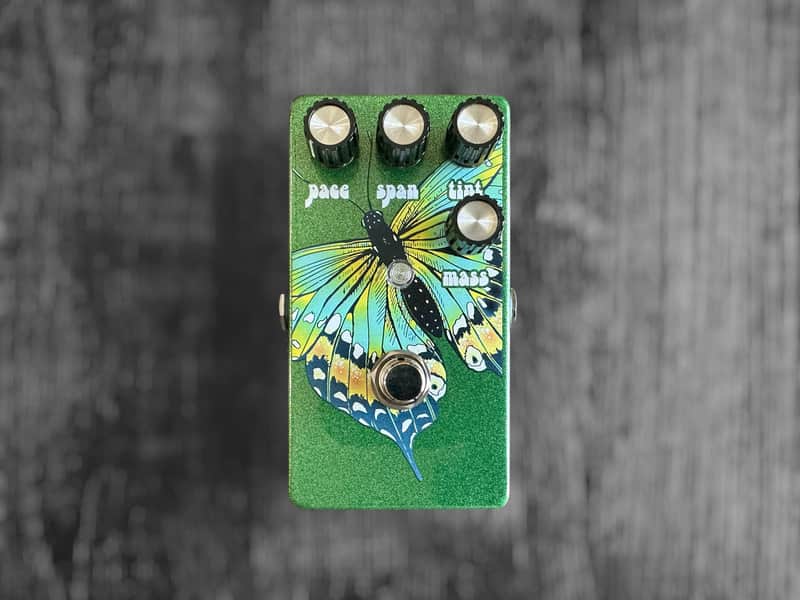 Lovepedal Butterfly Kiss 2016 - Green Graphic - MINT image 1