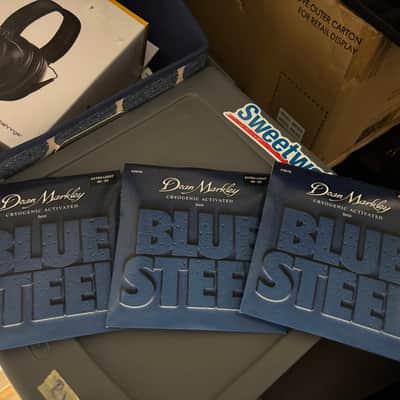 3x Sets Dean Markley Blue Steel Bass Strings Extra Light 40-95 image 1