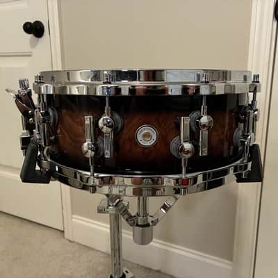 Sonor SQ2 Maple Snare Drum 14x5.5 - Walnut Brown Burst image 3
