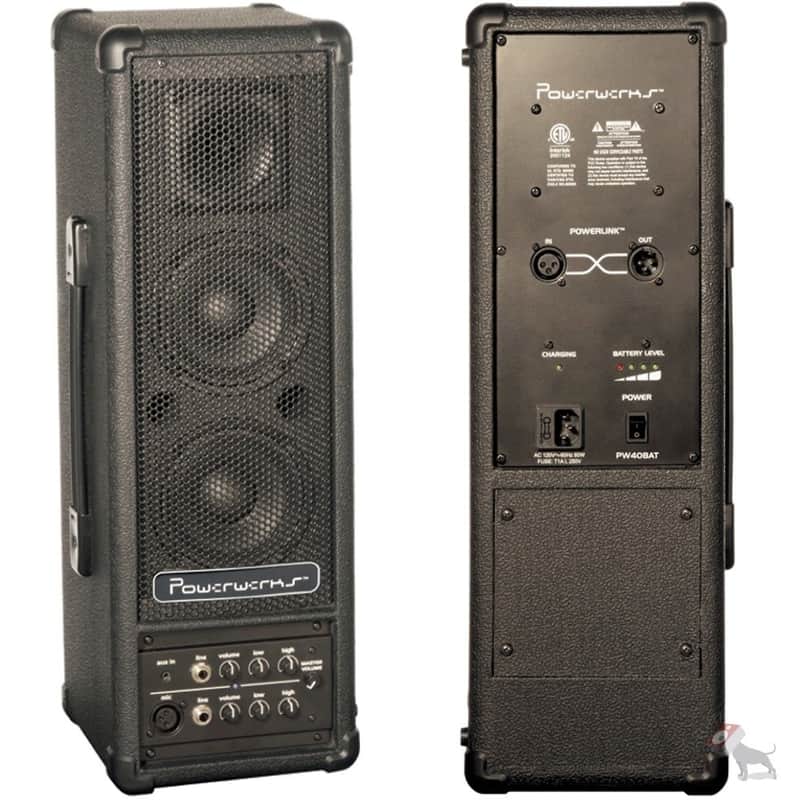 Powerwerks PW40BATBT 40-Watt Battery Powered Complete PA image 1