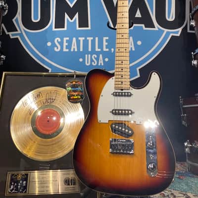 Tom Anderson Brad Whitford’s Aerosmith, Telecaster, Authenticated 1990s Sunburst image 1