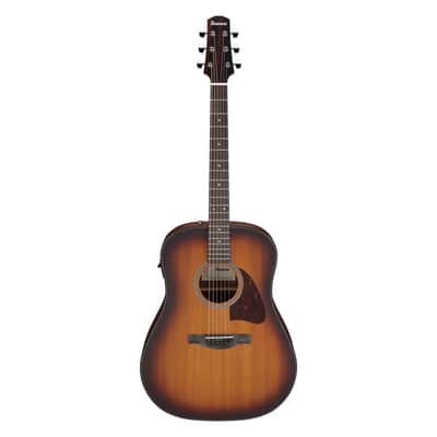 Used Ibanez AAD54E Acoustic-Electric Guitar - Open Pore Mahogany Sunburst image 2