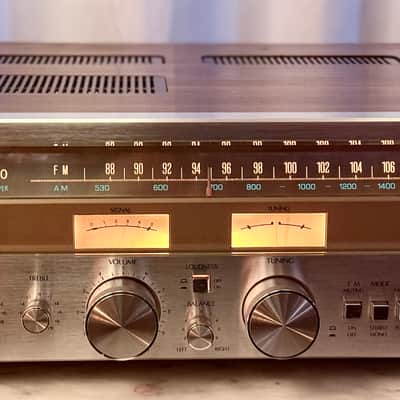 🎶✨ Sansui G-4500 Pure Power Stereo Receiver w/ Wood Case — Serviced by Cove, FM Aligned image 1