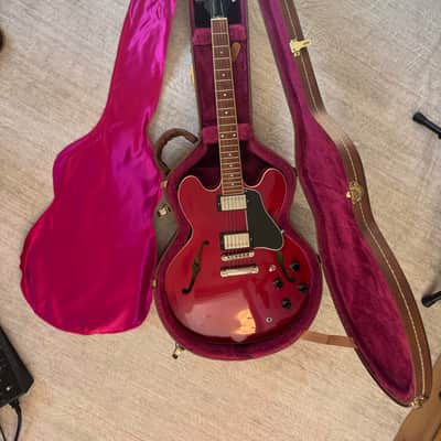 Gibson ES-335 Dot 1996 Cherry Red Semi-Hollow Electric Guitar w/ Case image 2