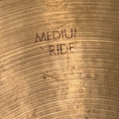 Zildjian 20” medium ride symbol Mid 1980s image 2