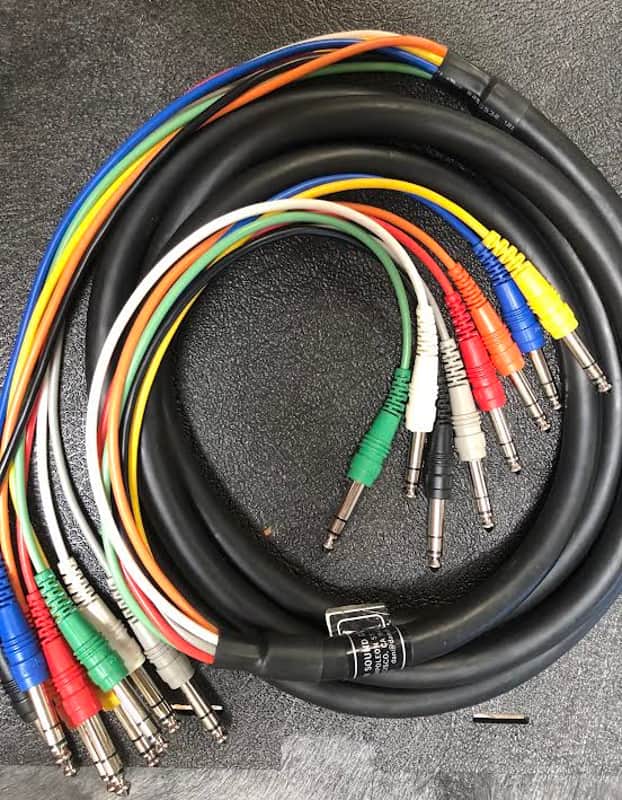 Hosa 8 Channel 1/4" TRS - 1/4" TRS Audio Snake 10 ft