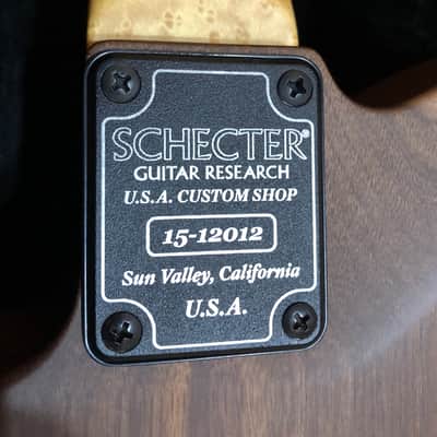 Schecter USA Custom Shop PT Dream Machine II (Tele HH) in Walnut w/ OHSC (Rare Sweetwater Exclusive) image 11