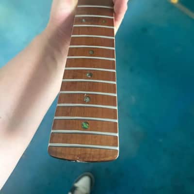 Roasted  Flamed Maple STGuitar Neck, 22-Frets image 2