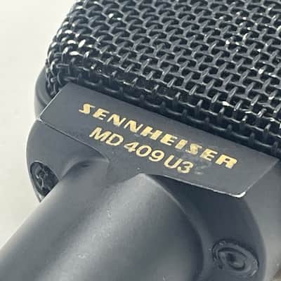 Vintage Sennheiser MD 409 U3 Made in Germany Black image 3
