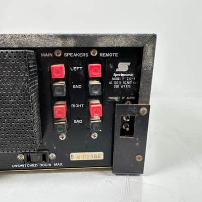 Spectrosonic 204 Model 210-4 (Product Of Japan) Vintage Am/fm Tuner Amplifier image 7