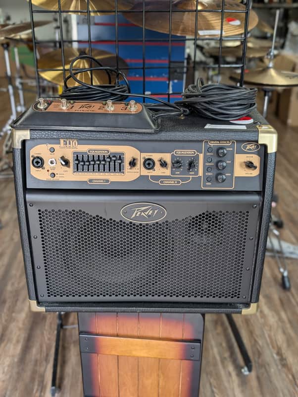 Peavey Ecoustic E110 100W Acoustic Amp w/ Foot Controller & Looper – NOS image 1