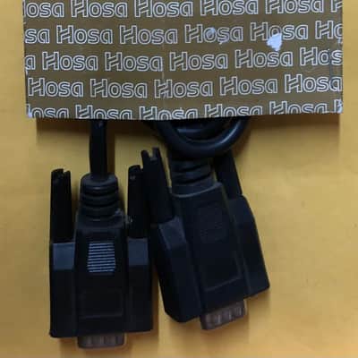 Hosa CMT-405DS DB9 Male to DB9 Male ADAT Sync & Control Cable, 5ft image 1