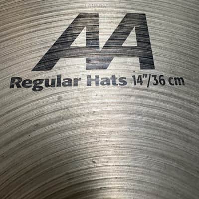 Sabian 14" AA Regular Hi-Hat Cymbals (Used) image 3