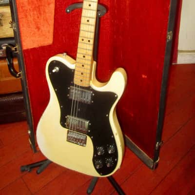 1973 Fender Telecaster Deluxe White w/ Original Case image 2