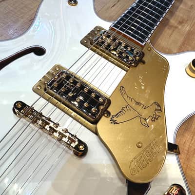 Gretsch Falcon Center Block LImited Edition with String-Thru Bigsby and Gold Hardware 2025 - Vintage White image 8