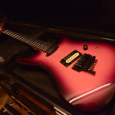 Kramer Japan Purple Burst ESP Custom Shop Original Floyd Rose George Lynch Banana Hockey Headstock image 1