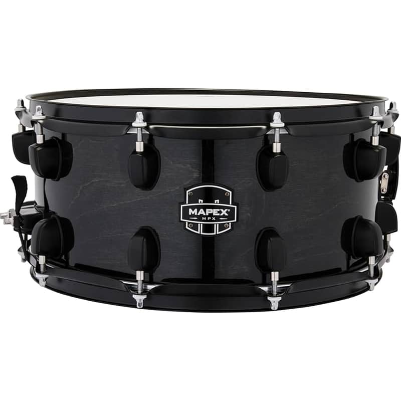 Special Buy - Mapex MPX Maple Snare Drum 14x5.5 - Transparent Midnight Black image 1