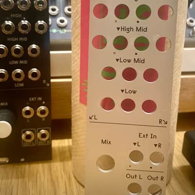 ALM/Busy Circuits ALM029 Jumble Henge 16-Input Stereo Spectral Mixer Eurorack Synth Module - Black and Silver Panels image 2