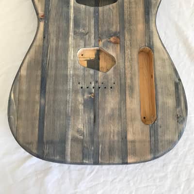 Electric Guitar Body - Tele Style - Black Dye - 034 image 1