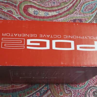very lightly handled Electro-Harmonix EMPTY CARDBOARD BOX and original Owner's Manual + Warranty / Registration paperwork ONLY for POG2 Polyphonic Octave Generator (NO pedal / NO adapter) 2014 (can be home for different year POG2 pedal) image 13