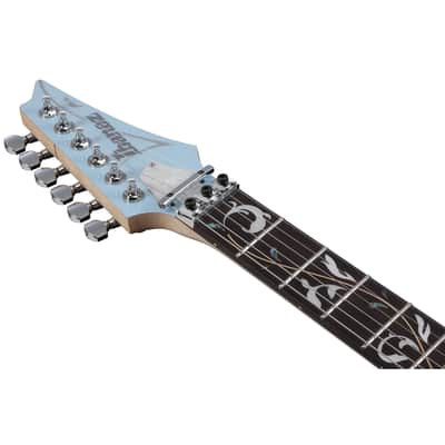 Ibanez PIA3761C-BLP Steve Vai Signature 6-String Solid Body Electric Guitar with Rosewood Fretboard, Right-Handed, Blue Powder image 4