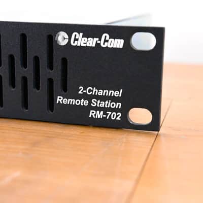 Clear-Com RM-702 1RU 2-Channel Remote Station CG01UW2 image 5