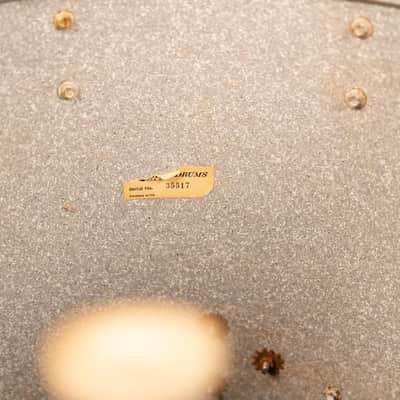 1970s Rogers 16x18 Jet Black Pearl Floor Tom image 11