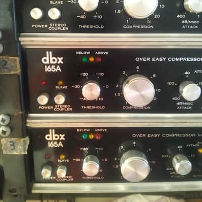 dbx 165A Over Easy Compressor / Limiter 1970s - Black image 2