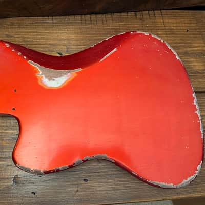 MJT Jazzmaster body - Red Metallic, Pool Rout image 6