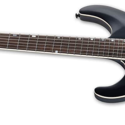 ESP LTD MH-1000 Baritone LH 1000B - Left-Handed Electric Guitar Black Satin - Brand New image 3