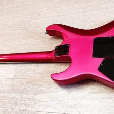 Kramer Glide B-6 (ESP made) end 1988 - 2nd half 1989 Flip Flop Magenta Metallic image 2