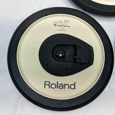 Roland CY-14C + Roland CY-15R Crash Ride V-Cymbal V Drum Trigger Roland THREE PACK image 2